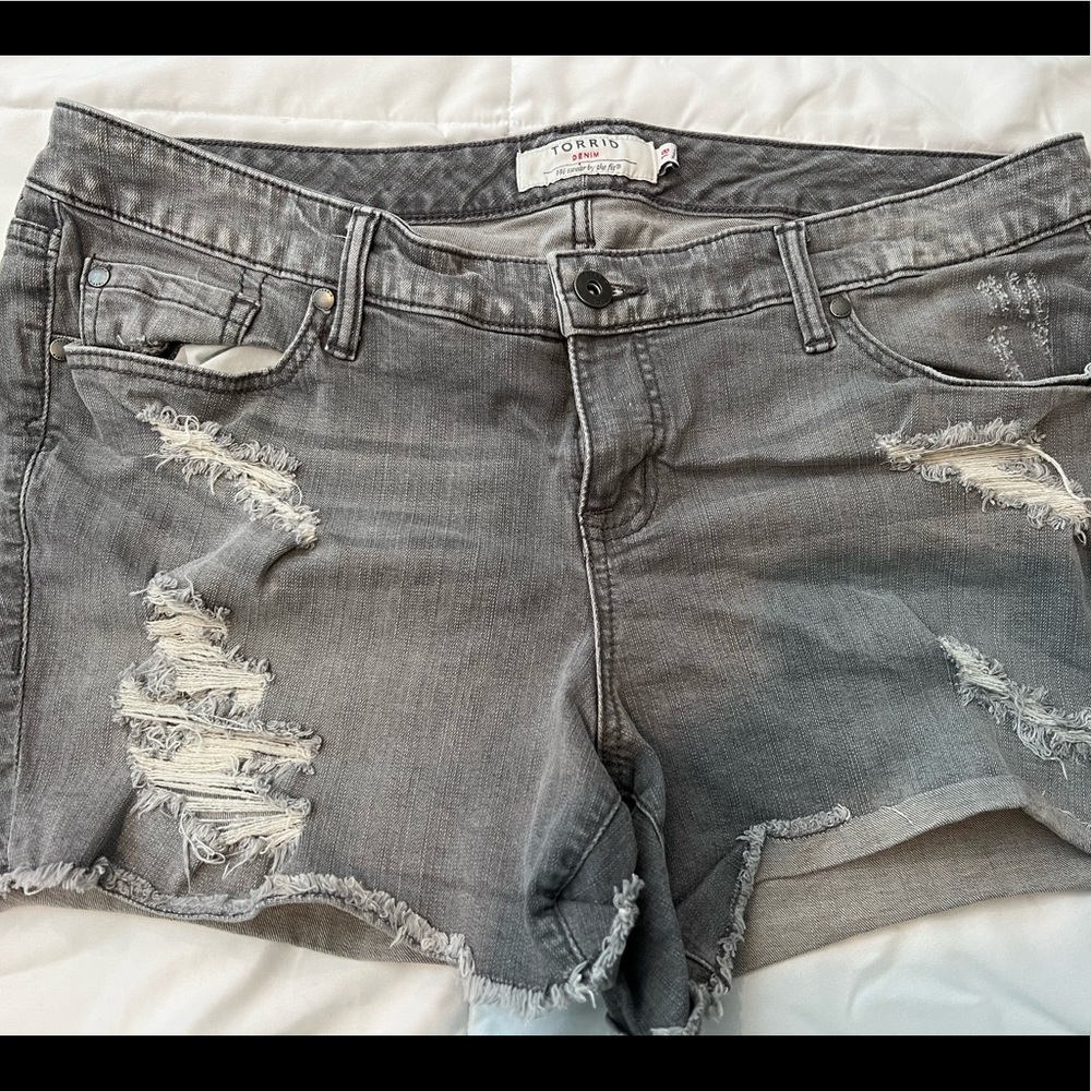 Torrid Denim Shorts 18